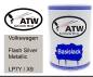 Preview: Volkswagen, Flash Silver Metallic, LP7Y / X9: 500ml Lackdose, von ATW Autoteile West.